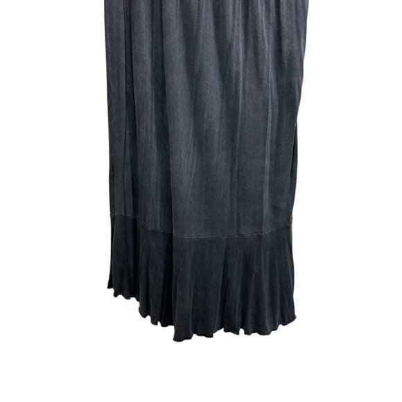 Altar'd State Super Soft Ruffle Wrap Midi Skirt, Gray, Large - Picture 6 of 9